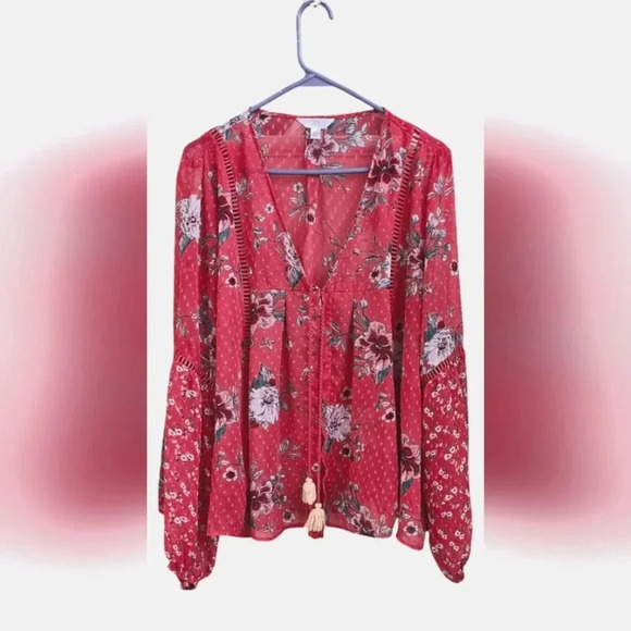 Time and Tru Tops - NWOT - Time & Tru Women's Short Kimono - Size XL​​​​​